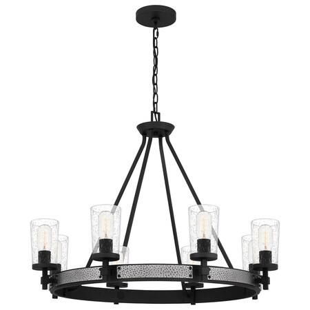Quoizel Alpine 8-Light Earth Black Chandelier ALP5032EK
